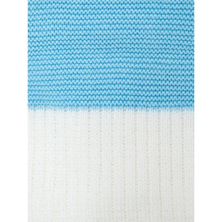 A cap on ties with a pompom Children's Amarobaby Pure Love Wind, with a lining, size 38-40 cm, blue color-3