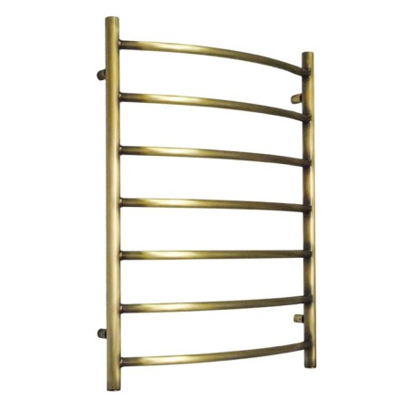 Domoterm water heated towel rail "Calipso", P7, 7 crossbars, 500 x 700 mm, bronze-1
