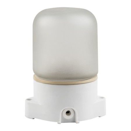 Moistured Lamp Uniel, 60 W, E27, IP65, 137x107x84 mm, white color-1