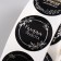 Sticker Paper "Flower Wreaths" embossing silver d = 3.8 cm 252 pcs in the roll