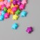 Beads for creativity plastic "Star" Color set 100 pcs 1.1x1.1 cm