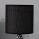 Traffic lamp with lampshade Risalux "Ruby", E14, 40 W, white-black, 13 × 13 × 27 cm