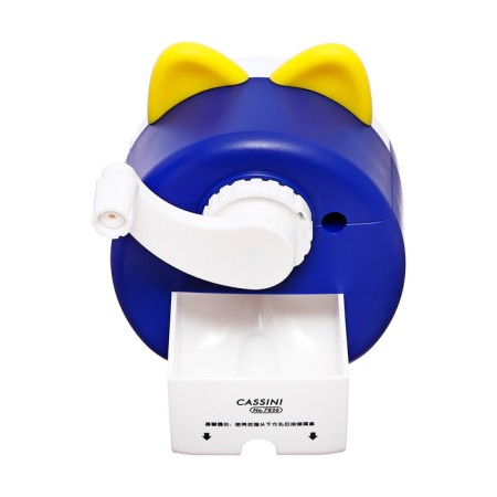 Mechanical sharpener with container, purple ears/white-6