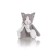 Soft toy Gulliver cat "Murzik" with a bow, 35 cm