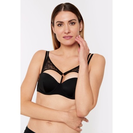 Women's bras of Paoli, size 70b, black color-1