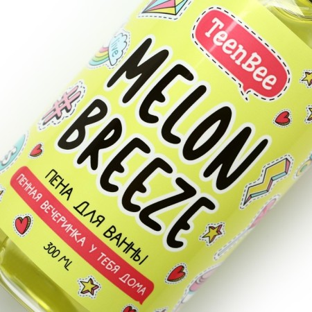 Bath foam, 300 ml, melon aroma, teenbee-7