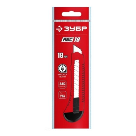 Knife Zzer 09155_z01, ABS Plastic, with a sliding lock of the Abs-18, blades 18 mm-1