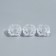 Jars of storage 3.3*3.3*2.2cm set 3 pcs 5g plastic transparent from