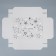 Gift folding box, packaging, “stars”, 21 x 15 x 7 cm