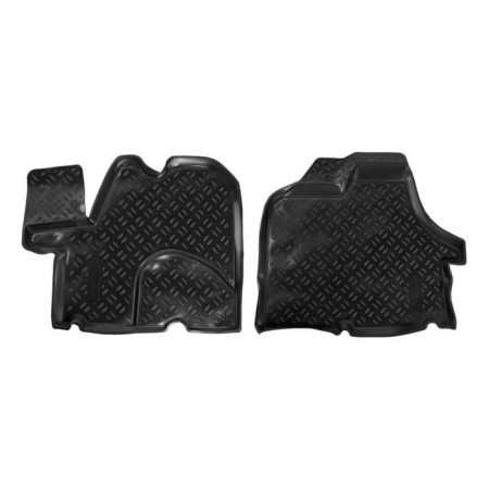 Rug Airline ACM-PS-24, FIAT DUCATO II 244, 2002-, 2007-11, high side, polymer, black, set 2 pcs.