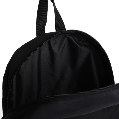 School textile school backpack with a white ribbon, 38x29x11 cm, black color, lightning department-5