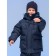 Jacket for boys, height 116 cm, dark blue color