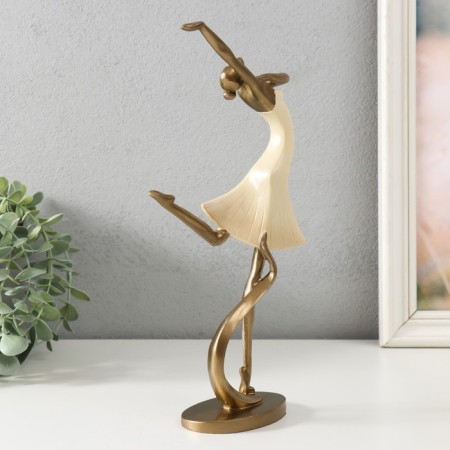 Polystone souvenir "Dancer" Sand with bronze 13.5x7x27.5 cm-2