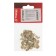 Tundra nails, decorative, 11x17 mm, antique gold, 50 pcs