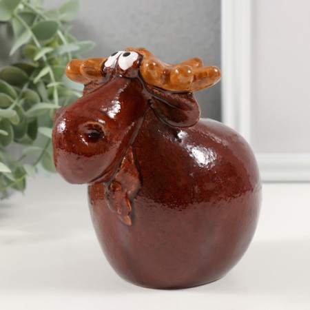 Souvenir Ceramics "Cute Losik" 9x14x11.5 cm-3