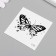 Tattoo on the body Black "Butterflies" set 5 pcs 6x6 cm