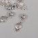 Bale with a suspension metal for creativity "candy on a stick" silver 2.7x1 cm