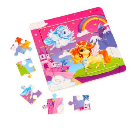 Puzzle "Fairytale World", 14 cm x 14 cm-3
