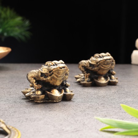 Souvenir "Fighting Money" large, gypsum concrete, 3.5x5x5.6cm, set 2 pcs, 4x5.5 cm