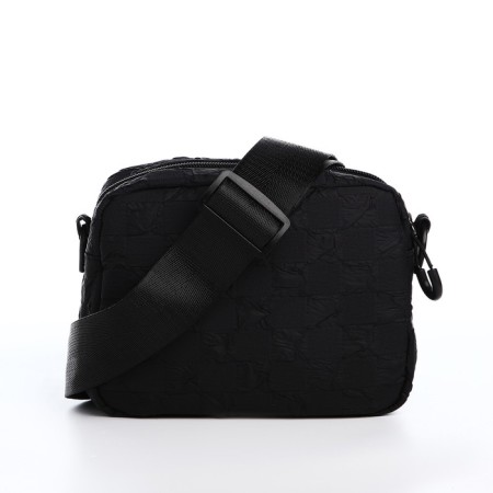 Youth bag with zipper, black color-4