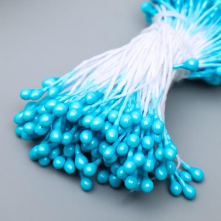 Stamens for artificial flowers "droplets of the sea wave" (set 130 pcs) length 6 cm-2