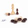 Board game 3 in 1 "Patriot": chess, checkers, backgammon, wooden, large, 50 x 50 cm