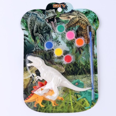 Set for creativity "Color Tyranosaurus", paint 6 colors of 2.5 ml