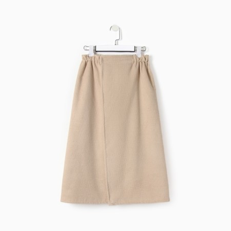 A towel for a bath Ethel, col. Beige, husband. Kilt 75x150 cm, 100% polyester, 300 g/m2