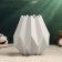 Kashpo - Vase "Triangles" 13x13x14cm, white