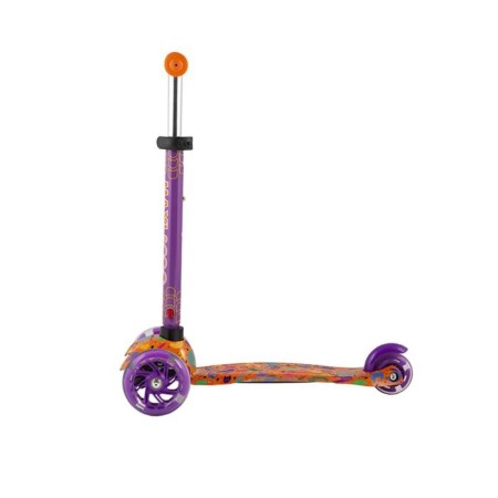MaxisCoo Baby 2021 Scooter with luminous wheels, a cat print-1