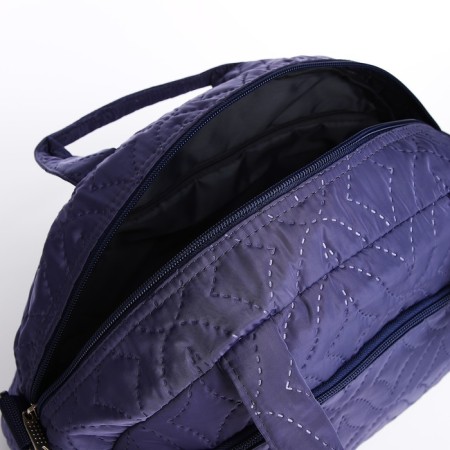 Sports bag with lightning, external pocket, long belt, lilac color-2