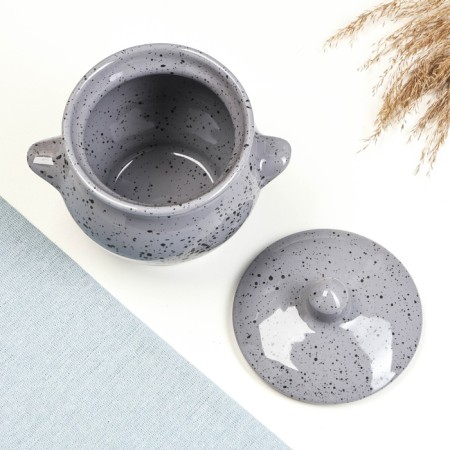 Ceramic pot for baking No. 6, 0.65l / 12x12cm, fog-3