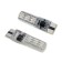 Auto Stuffing LED T10 W5W, 12 V, Multi glow, remote control, set 2 pcs