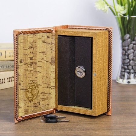 Safe-book wood "1828" 17x11x5 cm-1