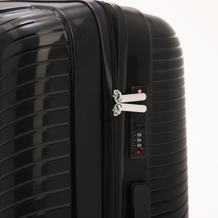 Big suitcase 28 ", lightning department, code castle, 4 wheels, black color-3