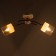 Jina chandelier 2XE27 40W white-gold 65x25x25 cm Bayerlux