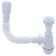 Siphon for the Anya Plast shell Varang C5015, 1 1/4 "x 40 mm, with a flexible pipe 40 x 40/50 mm