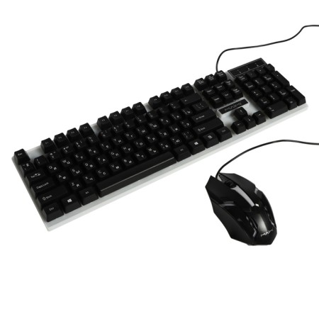 Keyboard set and Maimi S4 mouse, game, wired, membrane, 1200 dpi, black-2