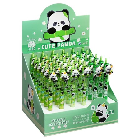Handle gel machine washed ink, 0.5 mm, blue rod, panda mix-6