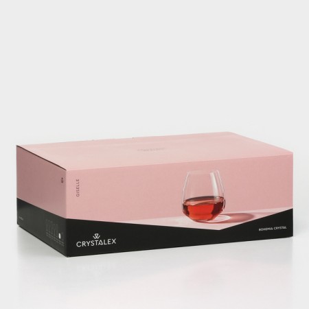 Set of glass glasses "Giselle", 400 ml, 6 pcs-5