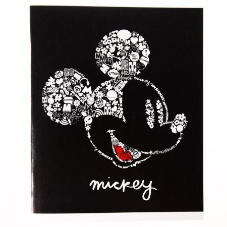 Notebook 48 sheets in a cage, cardboard cover "Mickey", Mickey Mouse-2