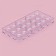 Konfinetta chocolate form "Rose", 27.5 × 13.5 × 3 cm, 21 cells, color transparent