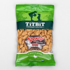 Titbit cracker for dogs, with duck meat, 100 g