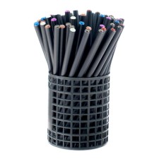 Pencil Chernographic hardness of the HB, the body is black, sharpened, with a rhinestone, mix
