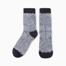 Women's terry socks minku, dark blue color, rr 36-41