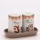 New Year. Set for spices "Winter animals", 12 x 6.5 x 7 cm