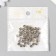 Busina for creativity Metal "Miclone Flower" silver 0.5x0.5x0.3 cm