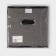 Stelly box for storage with a lid "Office", 25 × 25 × 25 cm, color gray color