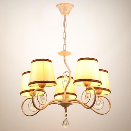 Vilora chandelier 5x40W E14 white 58x58x76 cm Bayerlux-1