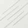 Sewing needles for beads, d = 0.4 mm, 12 cm, 5 pcs